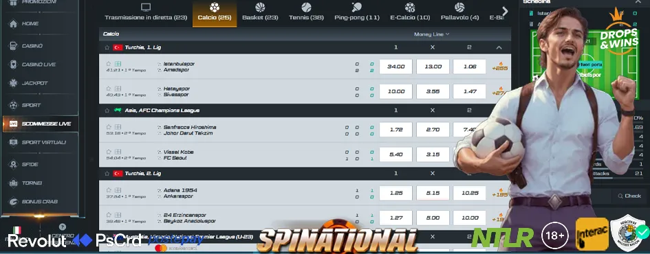 New Spinational address online